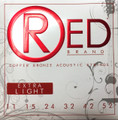 Red EXTRA LIGHT 99% Copper Acoustic Guitar Strings