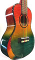 Smiger ARS-15-24-CL Premium Arm-rest Colorful Rainbow 24" Concert Ukulele -