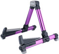 Purple Stand foldable portable aluminum A-frame guitar instrument stand