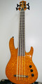 Smiger Electric Travel Bass - Orange Juice with Kiss Coffin Case