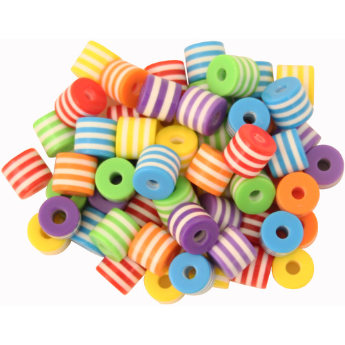 Multi-Coloured Plastic Beads - Parrot Toy Parts - 50 Pack Multi-Coloured Plastic Beads - Parrot Toy Parts - 50 Pack