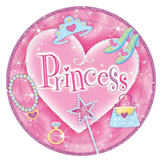 Princess Prismatic Lunch Plates 8ct