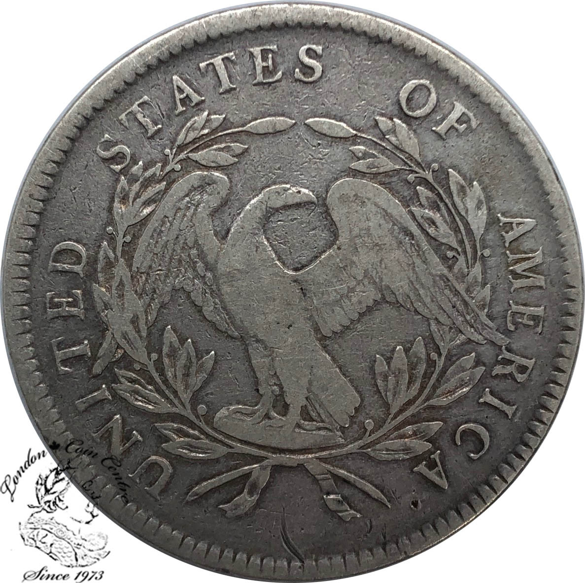 United States 1795 Flowing Hair Silver Dollar London Coin