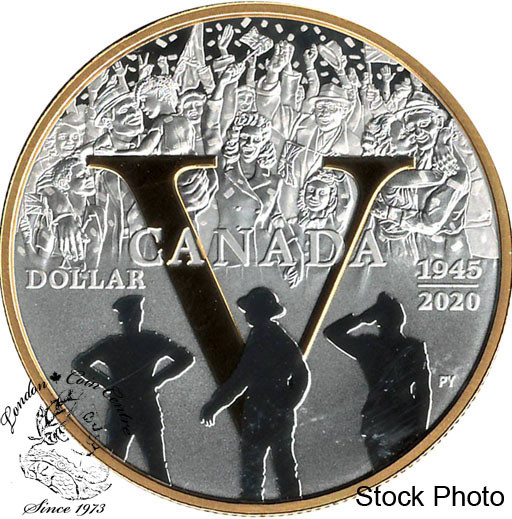 75th Anniversary of VE Day Pure Silver Proof 7-coin Set Canada 1945-2020