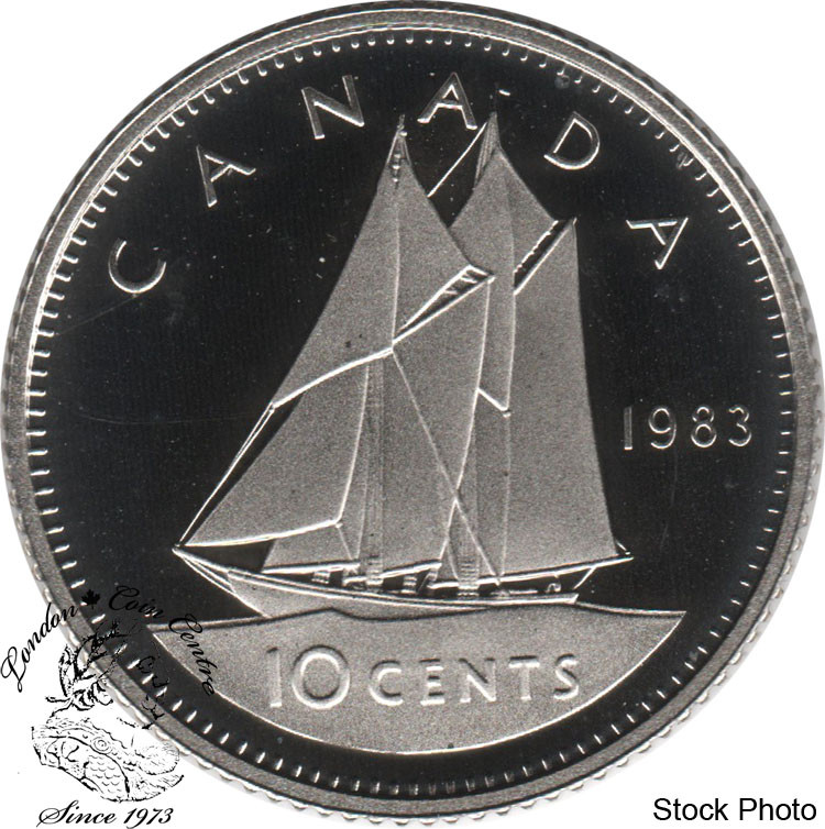 1983 CANADA 25 CENTS PROOF-LIKE QUARTER COIN