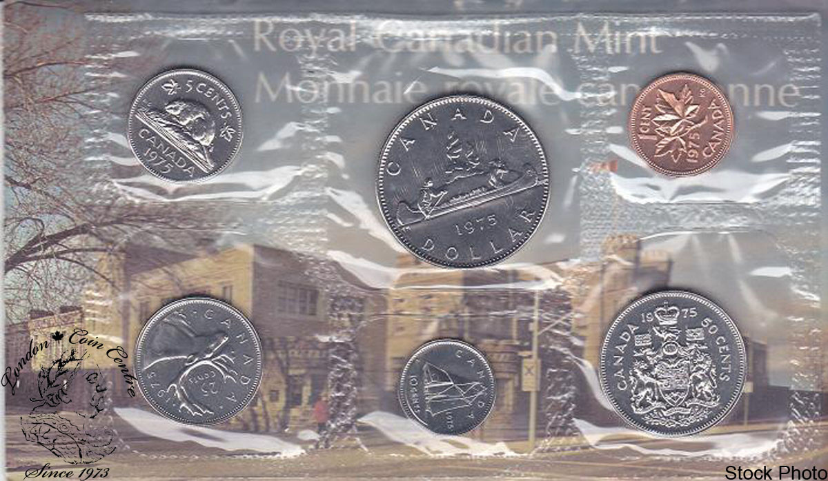 1975 Canada Double Penny Set Royal Canadian Mint Uncirculated Issue