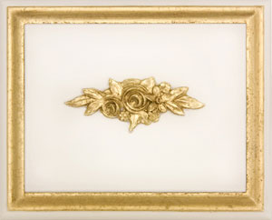 Antico White with Gold Gilding Finish