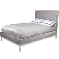 Brentwood Bed
Bed Size: Full
Finish: Snow
Fabric: AFK Dakota Grey