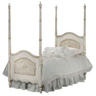 Cherubini Bed
Bed Size in Photo: Twin
Standard Caning
Standard Appliqued Moulding
Finish: Versailles Crème