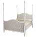 Bed Size: Queen
Finish: Versailles Creme
Fabric: C.O.M - Customer's Own Material
Option: Upholstered Button Tufting