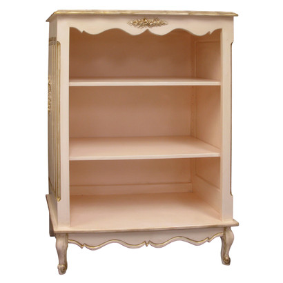 Small French Bookcase
Finish: Versailles Pink
Appliqued Moulding Option: AFK Standard Moulding in Versailles Pink