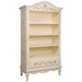 Tall French Bookcase
Finish: Linen
Hand Painted Motif: Ribbons and Roses
Knobs: Glass Knobs with Gold Base