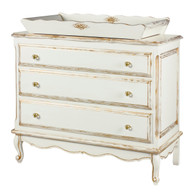 French Wide Chest and Tray: Versailles Crème