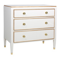 Gramercy Chest
Body Finish:Linen
Upgraded Trim Out: Gold Gilding
Toe Caps: Polish Brass
Knobs: Brass VI