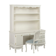 French Computer Desk & Hutch: Elysee