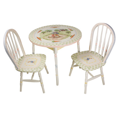 Round Play Table and Chair Set: Enchanted Forest