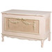 French Toy Chest
Finish: Provence Pink
Appliqued Moulding Option: AFK Standard Moulding in Gold Gilding
With Optional Caning behind Appliqued Moulding in Silver Giding