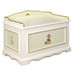 Vintage Toy Chest
Finish: Antico White / Green Gingham
Trim Out: Gold Gilding
Hand Painted Motif: Classic Enchanted Forest