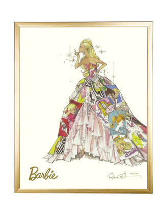 Limited Generation of Dreams Barbie in Gold Frame