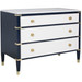 Gramercy Wide Chest
Body Finish: Navy
Upgraded Second Color on Drawers and Top: Snow
Chest Straps: Polish Brass
Toe Caps: Polish Brass
Knobs: Standard Knobs Brass Knob #6