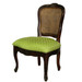 Petite French Chair: Antiqued French Walnut / C.O.M.