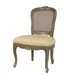 Petite French Chair: Versailles Moss / C.O.M.