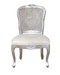 Petite French Chair: Silver Gilding / C.O.M