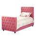 Bed Size: Twin
Fabric: C.O.M - Customer's Own Material
Feet Finish: Walnut
Option: Button Tufted