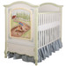 French Panel Crib
Hand Painted Motif: Custom Enchanted Forest for a Boy
Finish: Antico White