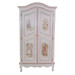 French Armoire
Finish: Antico White on Gray Crackle
Hand Painted Motif: Enchanted Forest
Knobs: Wood