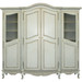 Breakfront
Finish: Versailles Blue
Door Option: Brass Wire Mesh
Standard Knobs: Glass Knobs with Gold Base