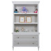 Marcheline Bookcase
Body Finish: Snow
Accent Color: Dior Dray
Upgraded Knobs: Polish Nickel #1