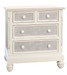 Evan Chest
Finish: Antico White
Drawer Fronts: Washed Powder Blue Finish
Caning on Drawer Fronts
Knobs: Wood Knobs