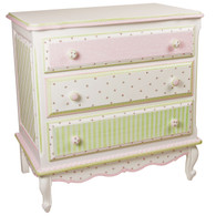 French Chest
Finish: Antico White
Hand Painted Motif: Serendipity
Knobs: Wood Knobs