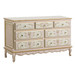 French Dresser
Finish: Pink / Linen / Gold
Hand Painted Motif: Verona
Knobs: Glass Knobs with Gold Base