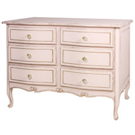 Gabriella Chest
Finish: Versailles Pink
Standard Knobs: Glass Knobs with Gold Base