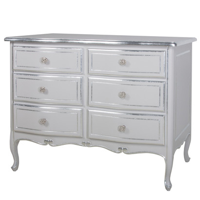 Gabriella Chest
Finish: Dior Gray
Trim Out: Silver Gilding
Upgraded Knobs: Polish Nickel Knobs # 2