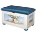 Toy Chest
Finish: Whisper
Hand Painted Motif: Classic Pooh
Fabric: Custom Blue