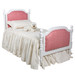 Bed Size: Twin
Option: Tight Back Upholstery on Head and Footboard
Finish: Snow
Fabric: C.O.M - Customer's Own Material