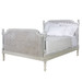 Bed Size: Queen
Option: Caning on Head and Footboard
Finish: Hand Applied Silver Gilding