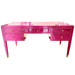 Gramercy Desk
Body Finish: Custom High Gloss Hot Pink
Chest Straps: Polish Brass
Toe Caps: Polish Brass
Knobs: Custom Brass Knobs