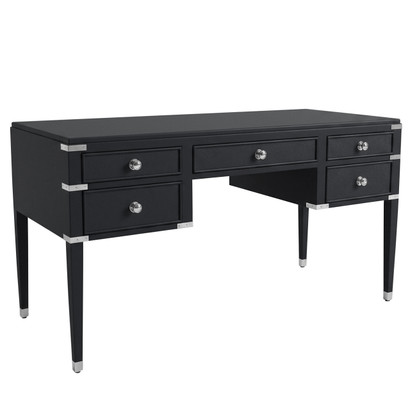 Gramercy Desk
Body Finish: Black
Polish Nickel Hardware