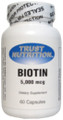 Trust Nutrition Biotin 5,000 mcg 60 Capsules