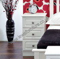 Welcome Furniture - Pembroke - 3 Drawer Bedside Chest - White, Cream or Kaschmir Ash