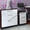 Welcome Furniture Knightsbridge 3 Drawer Deep Chest Black and Gloss White Colours