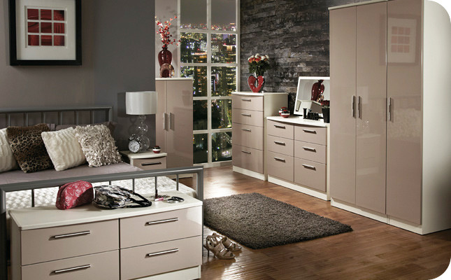 Gloss bedroom online furniture