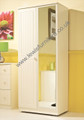 Welcome Furniture - Warwick - Tall 2 Door Mirror Robe - Choice of Colour