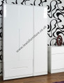 Welcome Furniture Monaco Gloss White 2 drawer triple robe