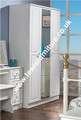 Welcome Furniture - Balmoral White Gloss - Tall Triple Robe