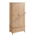 Galway Lacquered Light Oak - Gents Robe with Drawer